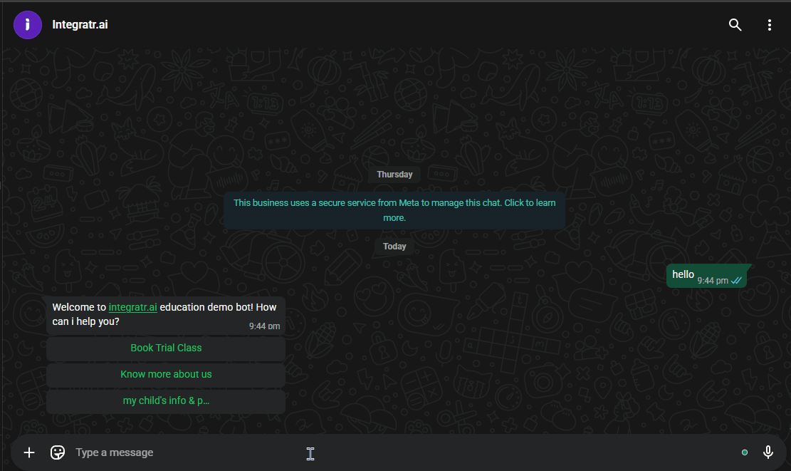 Instant Parent Enquiries