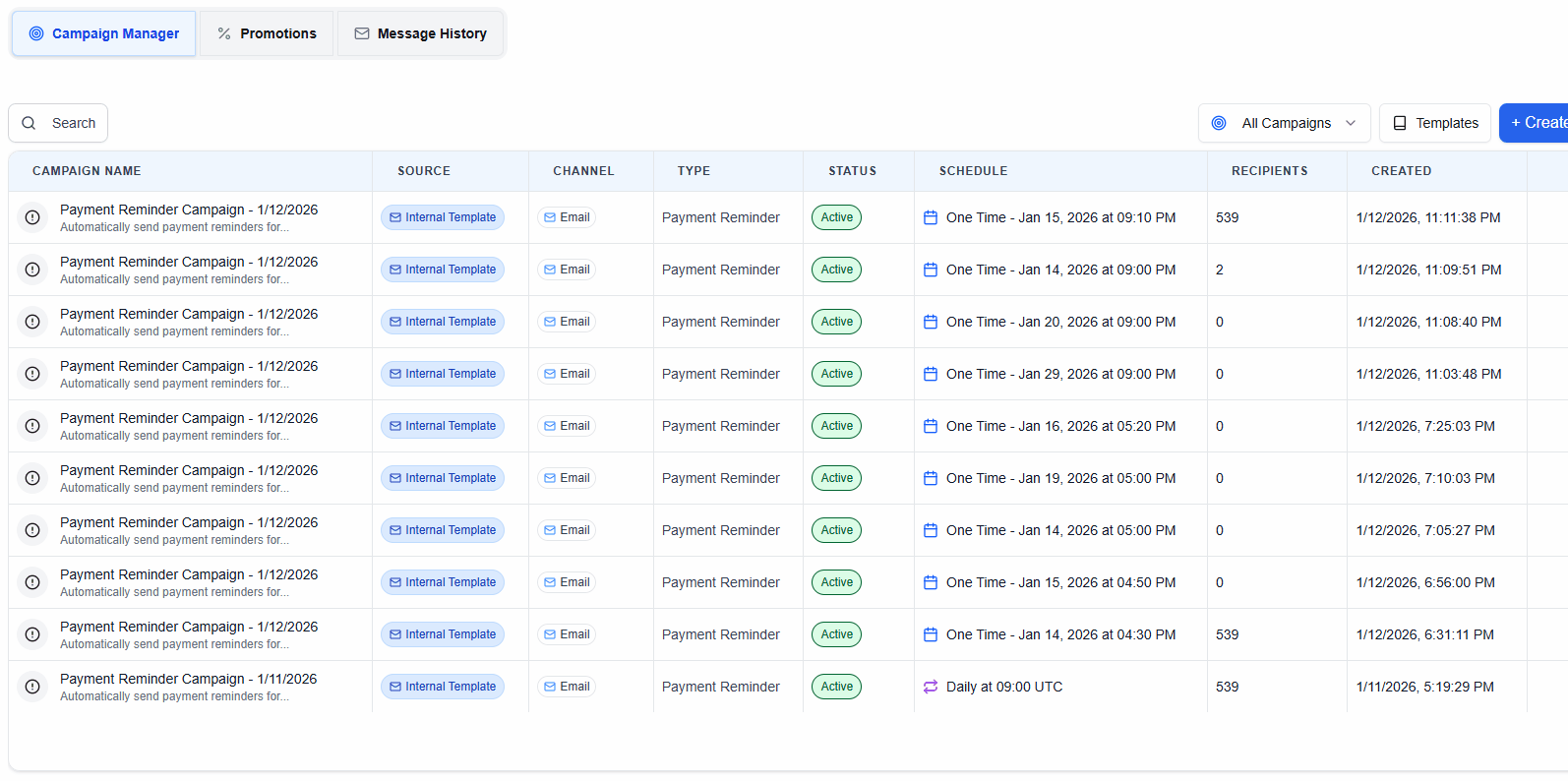 Automated Campaigns & Re-Enrollment